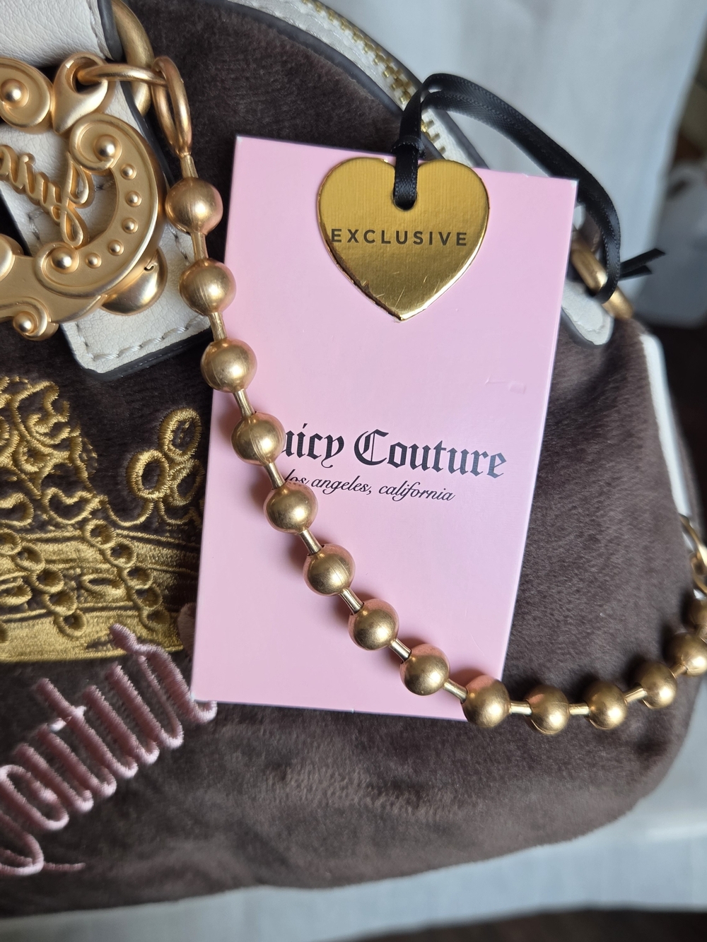 Juicy Couture "Key To Juicy" Dome Satchel - Picture 9 of 11